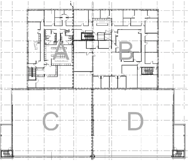 Figure 3 – Facility Second Floor Plan 