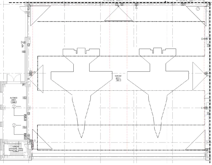 Figure 19 - Hangar Detection Layout 