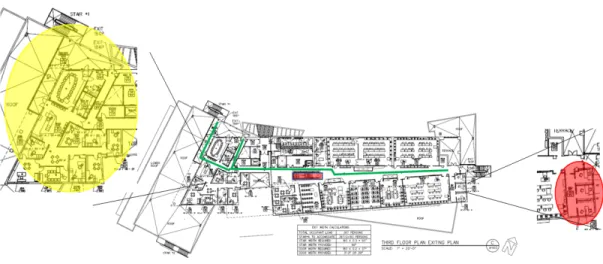 Figure 20. Third floor has potential egress problems