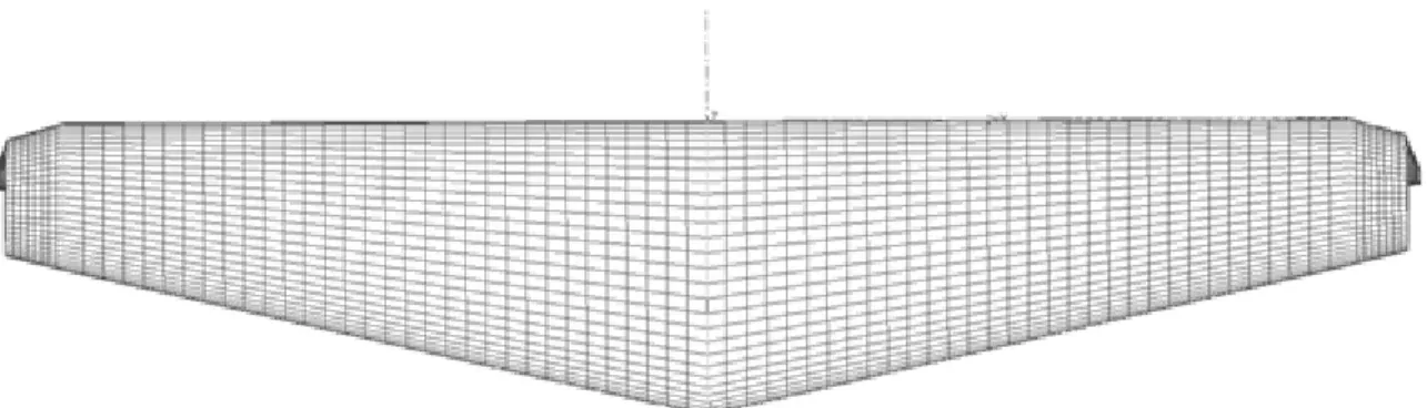 Figure 3.3: Vortex Lattice Model  3.2 Determination of Flight Conditions 