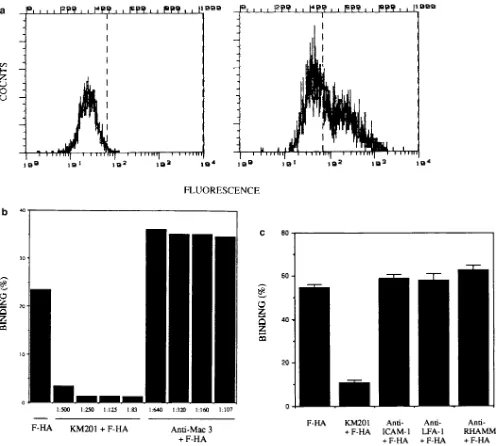 Figure 5. Binding of HA to MH-S cells occurs via CD44. (a) MH-S cells express CD44 on their cell surface