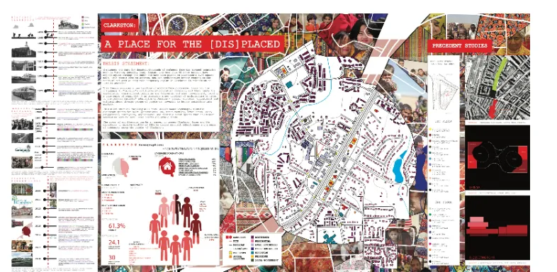 Fig 4. Posters cramming too much information lacking compositional cohesiveness: color, fonts, shapes resulting in boards hard to decipher