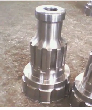 Fig 14. work piece after milling. 