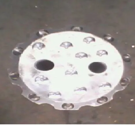 Fig 18. drilling and periphery drilling  7.3. Inspecton of bores:  