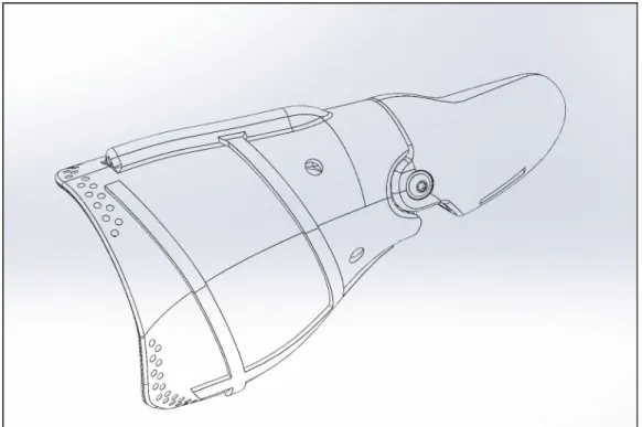 Figure 14. Detailed Design II of Prosthetic Thumb. 