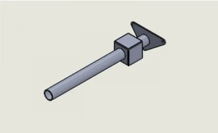 Figure 21: Preliminary design of the intake system with a Helmholtz resonator 