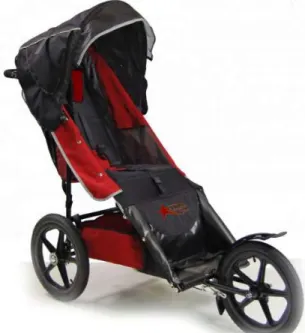 Figure 2.2.2.1 shows the Adaptive Star Axiom Improv Jogger [1].  The initial cost of this  jogger  ranges  between  approximately  $990  -  $1700  without  the  add-ons  that  make  the  design  comfortable