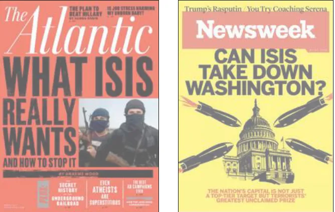 Figure 3. “What ISIS Really Wants” (2015) and “Can ISIS Take Down Washington?” (2016)