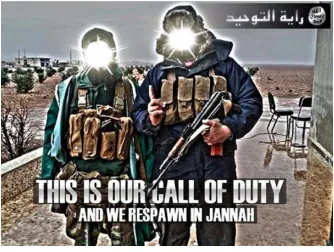 Figure 7. “This Is Our Call of Duty” (Hall, 2014). 