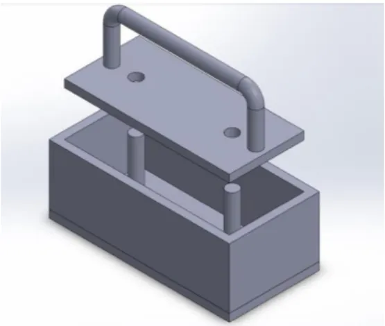Figure 9 shows a simple  design which would be compressed directly by hand and extracted via a removable  base