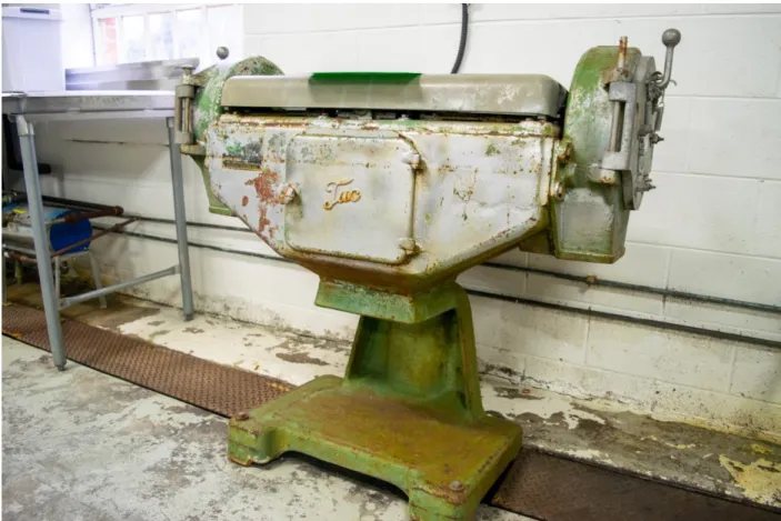 Figure 2.14: Corn cutting machine. Photo by Hannah J. Evans. 