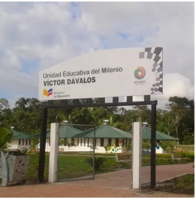 Figure 6. School Entry in Playas del Cuyabeno, 2015  Source: Angus Lyall 