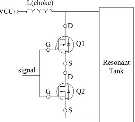 Figure 2.4.1 – Push-Pull Inverter Basic Circuit Structure 