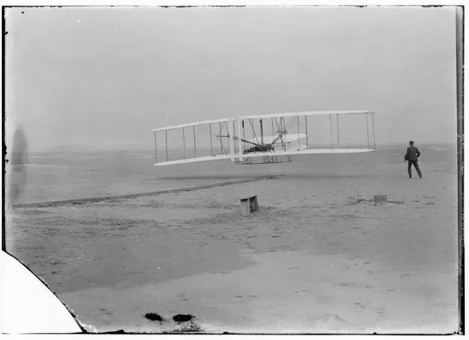 Figure 4: Photograph of the First Flight, Dec. 17, 1903