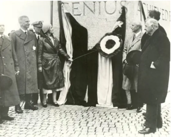 Figure 7: Dedication of the Wright Brothers National Monument, 1932 (Library of Congress) 