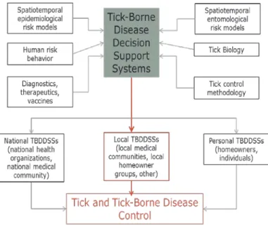 Figure 3: Tick-borne disease decision support system (TBDDSS) framework 