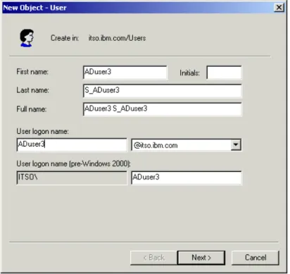 Figure 2-17   User information window