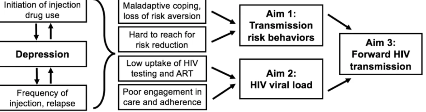 Figure 3.1. Conceptual model of dissertation study aims.  