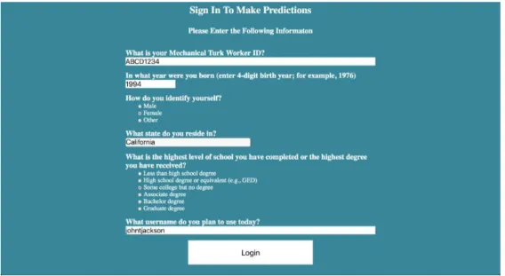 Figure 41: Example MLB Dynamic Survey Sign In Page After Completion 