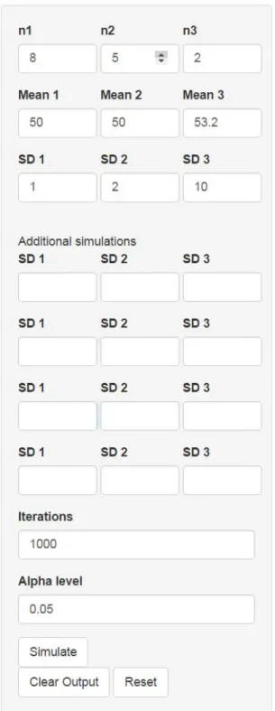 Figure 3:  ​Shiny Application: Non-Constant Variance Simulation 