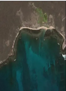 Fig. 11: Google Earth image of Rosa Blanca  Tourist Site between RB1 and RB2. Image  taken 24/11/2014 by DigitalGlobe