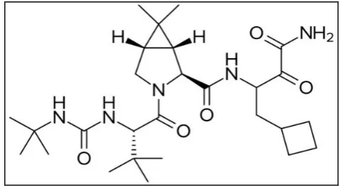 Fig 1: Chemical structure of Boceprevir 