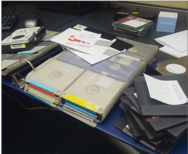 Figure 1: Legacy  removable and fixed  digital media.