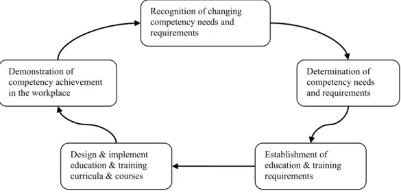 Figure 1-3. Griffiths and King's competency achievement model 