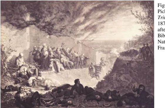 Figure 6. Edouard Manet, The  Barricade, 1871. Lithograph. 