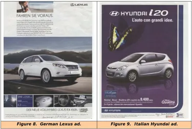Figure 8.  German Lexus ad. 