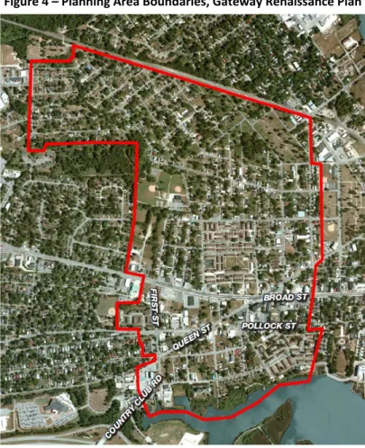 Figure 4 – Planning Area Boundaries, Gateway Renaissance Plan  