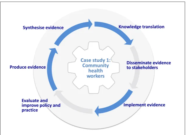 Fig. 2. Evidence ecosystem: Case study 1. (Adapted from: http://magicproject.org/researchand-tools/the-evidence-ecosystem/)