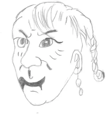 Figure 4:  Captain Redhead as drawn by Joseph Kershaw, ca. 1771.   