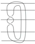 Figure 7: Basic elements and slicing of an Hopf link.