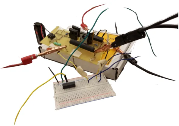 Figure 3.5: The polarizer (top) and gradient (bottom) circuits.