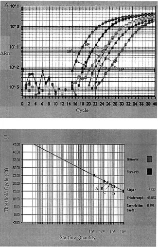 FIG. 4. Quantitative PCR quantiﬁcation of DHBV in dried serum sample (10 �A),from 10l) spotted into Whatman paper no