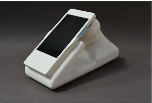 Fig 8. Motorized prototype with automated x-y movement of blood sample, which enables fast acquisition of large number of images.