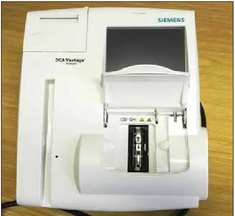 Fig. 1. The DCA Vantage Analyzer for POC testing in a primary care facility.