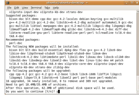 Figure 5.1. Command-Line Package Installation