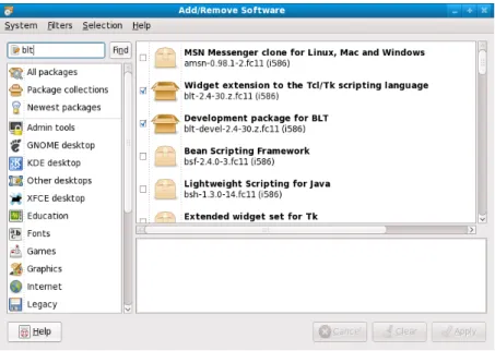 Figure 6.1. Add/Remove Software