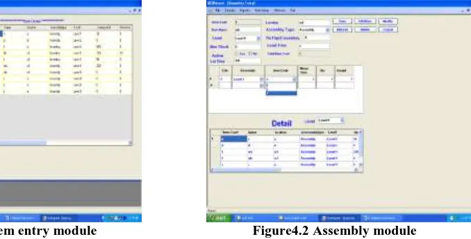 Figure 4.3 MRP calculation module   