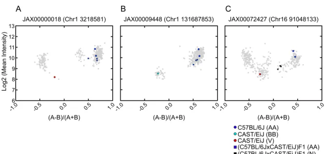Figure 2.6: Detected and undetected VINOs in homozygosity may lead to inaccurate genotyp- genotyp-ing in heterozygosity