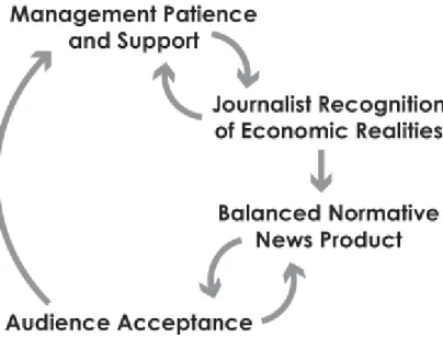 Figure 2 – The Mutual Support-Audience Reward Model 