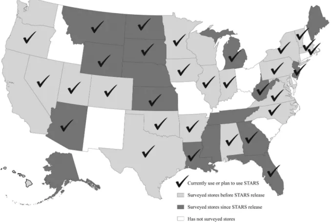Figure 2 Standardized Tobacco Assessment for Retail Settings use/planned use in states, by prior experience with retail tobacco marketing surveillance: state tobacco control programme leader survey (2015).