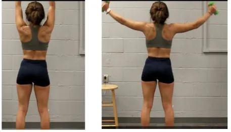 Figure 1. Scapular Dyskinesis Test positions 