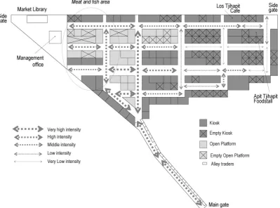 Fig. 1. Map of Pasar Cihapit 