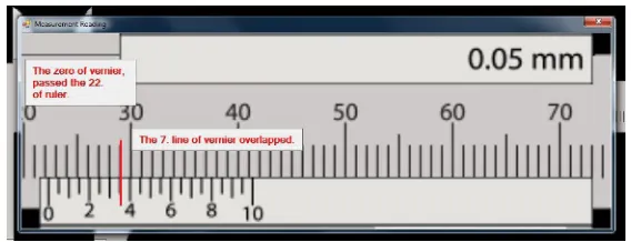 Fig. 4. The window of explanations of the result 