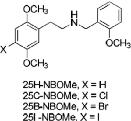 Fig. 3. NBOMe compounds.