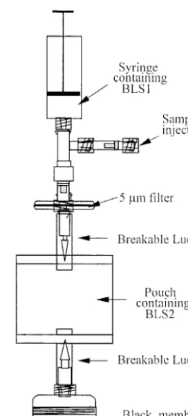 FIG. 1. Diagram of the Scansystem Platelet kit (Hemosystem)design.