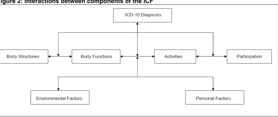 Figure 2: Interactions between components of the ICF3 